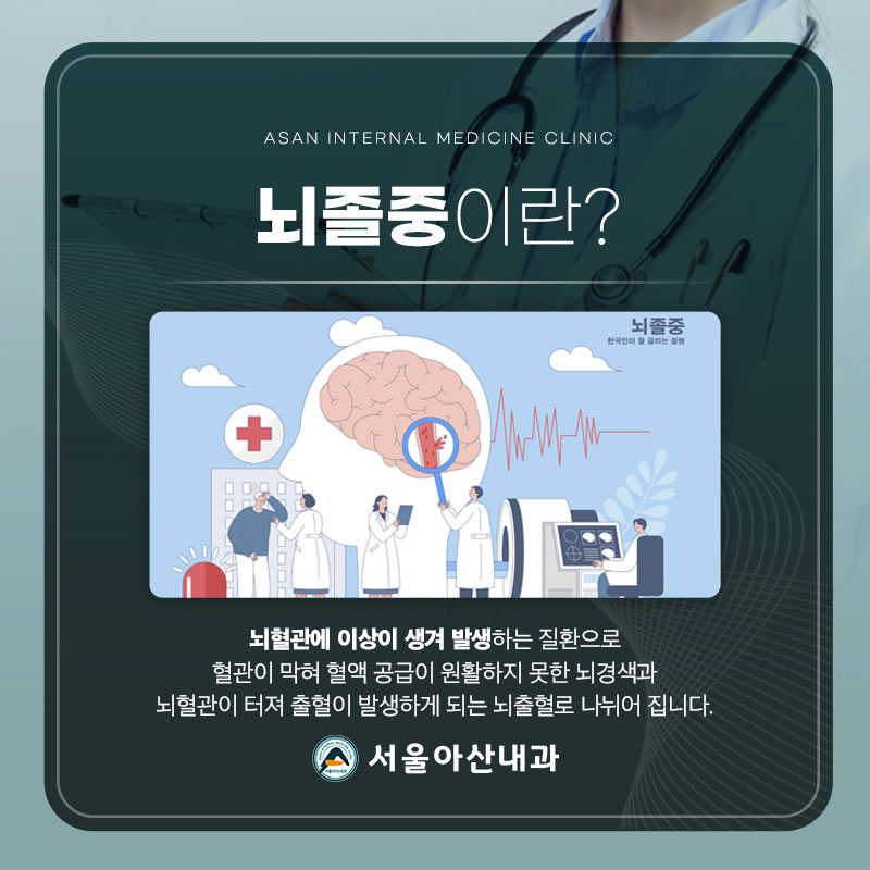 뇌졸중 설명 이미지