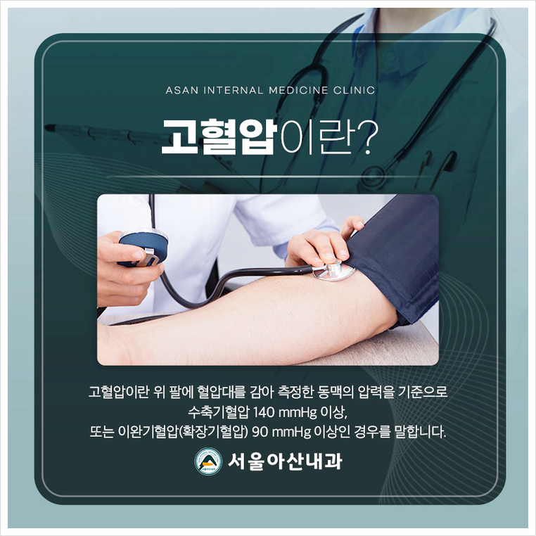 고혈압 관리의 중요성