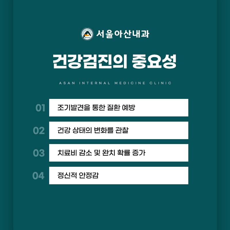 건강검진의 필요성